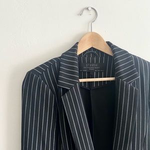 Pinstripe Blazer